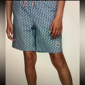 PSYCHO BUNNY MENS CHESIL SWIM TRUNKS - B6W473P1NS × 
454 SEASCAPE / L